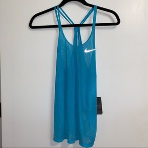 Nike workout tank aqua